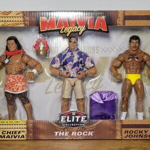 WWE Mattel Maivia Legacy Elite Collection Wrestling Action Figures New in Box
